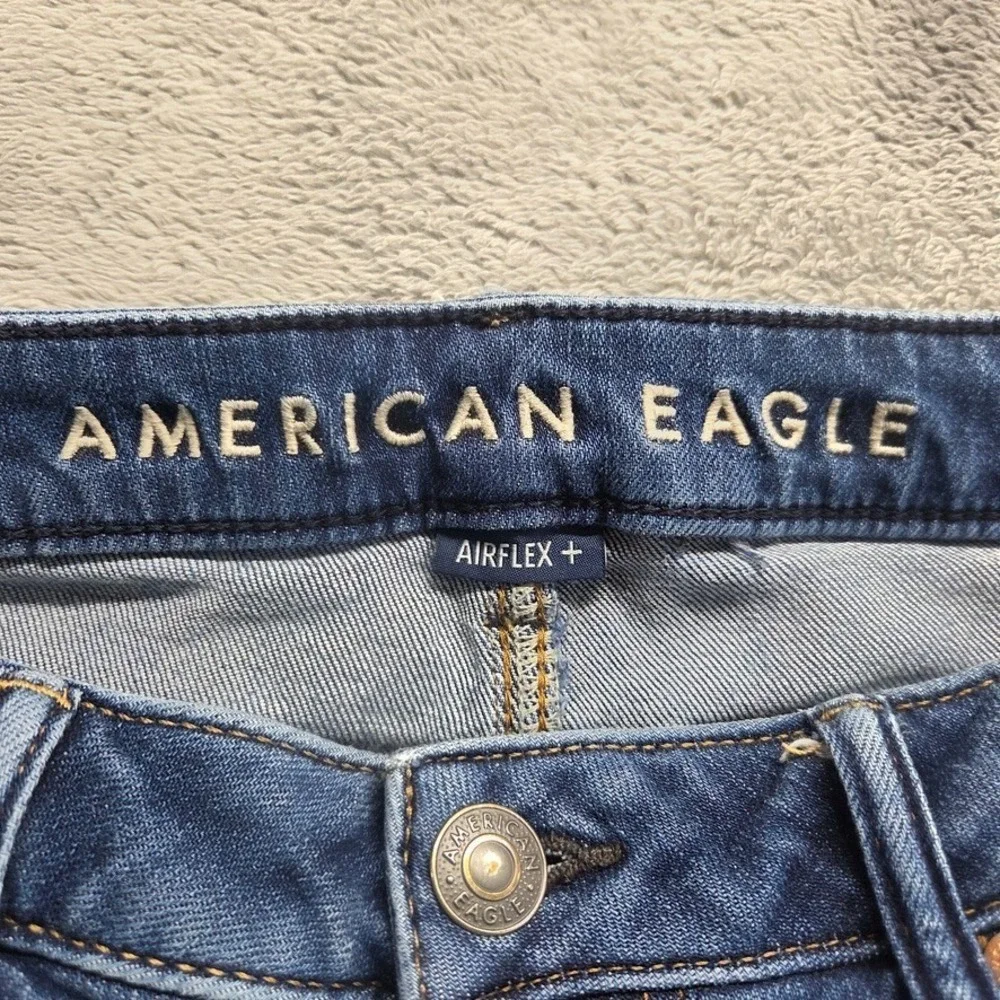 American Eagle Jeans Mens 32X32 Original‎ Bootcut Medium Wash Air Flex Denim